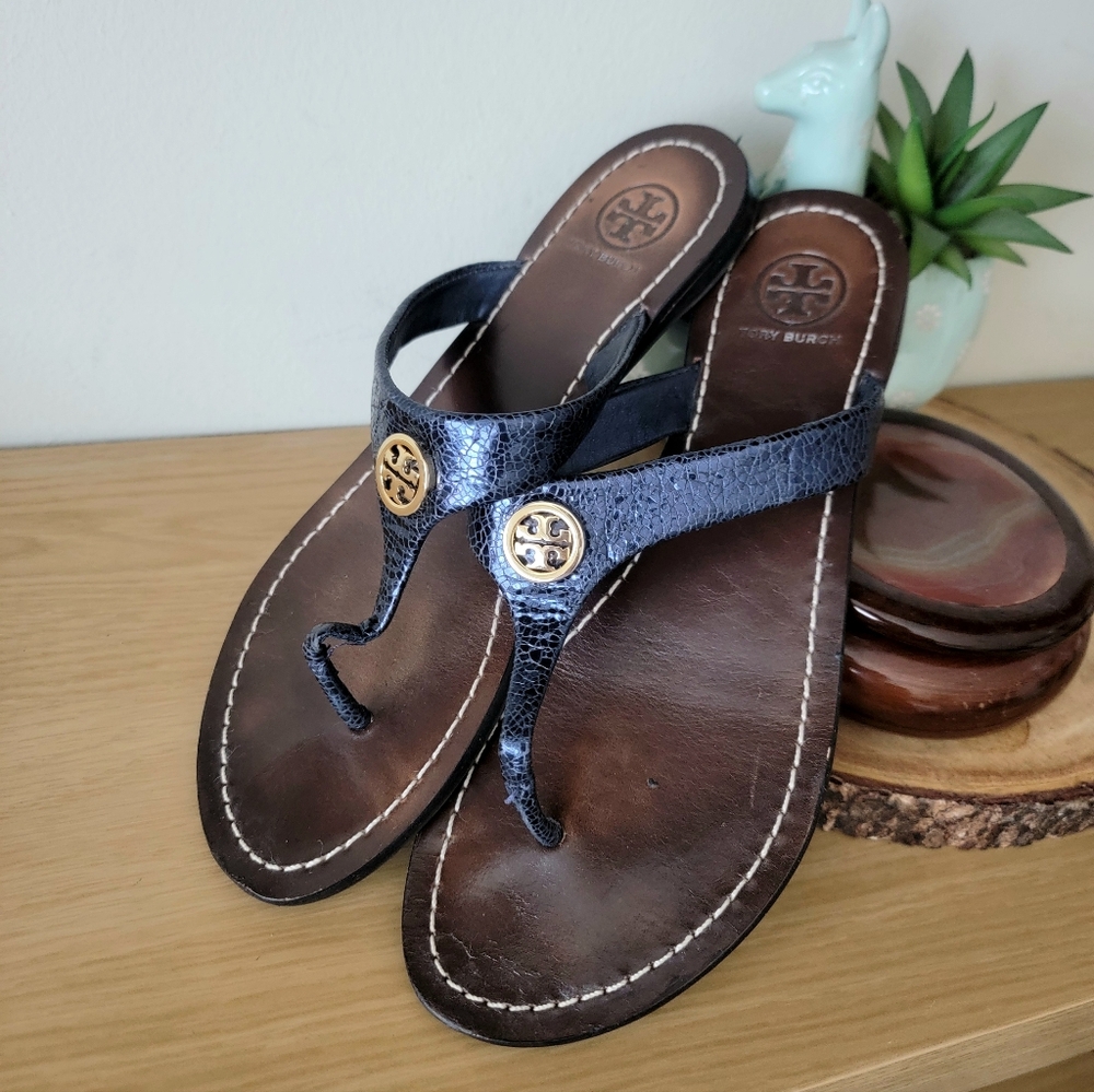 Tory burch Sandals Thongs flats Size 7 - Picture 6 of 9